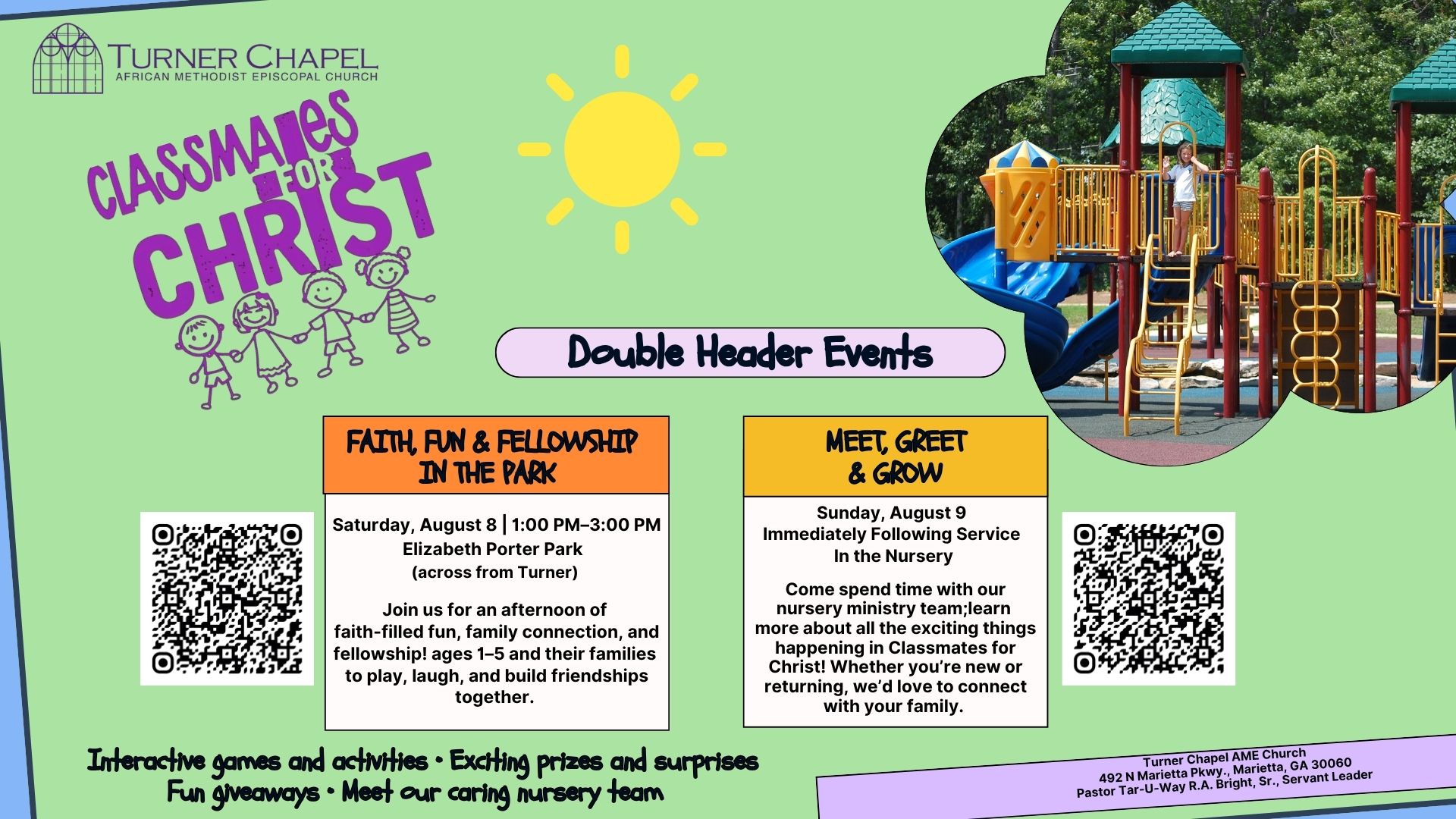Classmates for Christ - Double Header Events